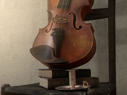 Violin | Digital Lighting & Texturing